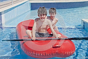 Fun Time in Swimming Pool