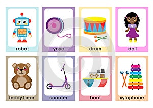 Fun Toys Flashcards for ESL or ELL Learners - 2 photo