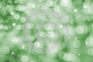 Fun Vibrant Green Holiday Background