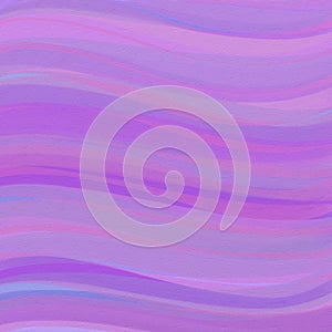 Fun wavy streaks of purple pink and blue paint in abstract background design