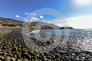 Funchal beach on Maderia Island photo