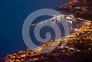 Funchal by night,Madeira