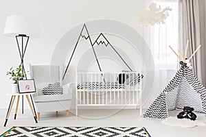 Functional baby room photo