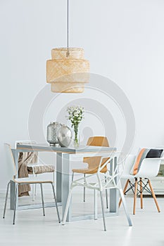 Functional communal table and chairs