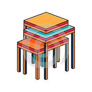 Functional Nesting Tables for Versatile Spaces