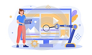 Functional test, search errors and bugs,