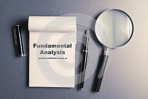 Fundamental Analysis on Notepad