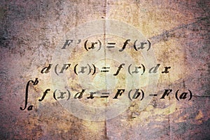 Fundamental calculus theorem photo