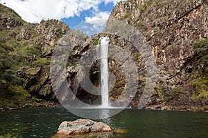 Fundao Waterfall - Serra da Canastra National Park - Minas Gerais - Brazil photo