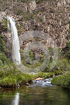 Fundao Waterfall - Serra da Canastra National Park - Minas Gerais - Brazil