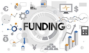 Funding Cash Collection Economy Finance Fund Concept