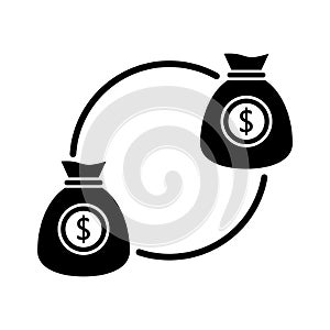 Funding source flat vector icon which can easily modify or edit