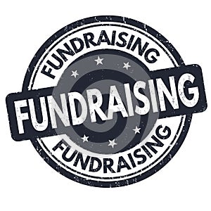 Fundraising sign or stamp