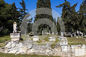 Funeral architecture on the First Cemetery of Athens