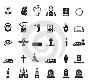 Funeral icons