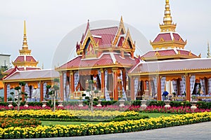 Funeral pavilion in Bangkok,Thailand