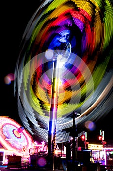 Funfair excitment