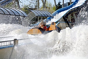 Funfair park in Netherlands.