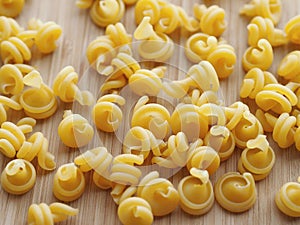 Funghetto pasta type (mushroom-style)