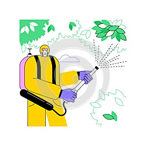 Fungicides isolated cartoon vector illustrations. photo