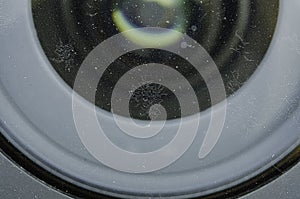 Fungus on a camera lens, fungus is a serious threat to lenses