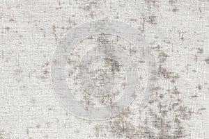 Fungus on fabric, texture of old white cotton with black mold spots and dirty