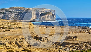 The Fungus Rock, Gozo, Malta