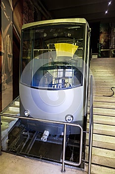 Funicular in Athens, Greece