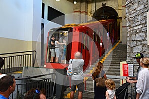 Funicular Como Lake, Lombardy Italy summer 2016