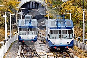 Funicular. Kiev, Ukraine. Kyiv, Ukraine