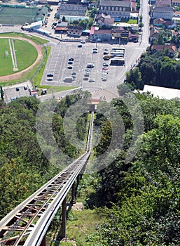 The funicular linking