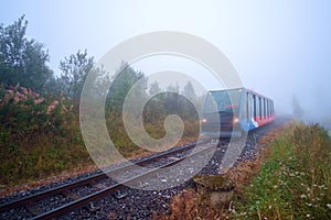 Funicular railway at High Tatras mountains