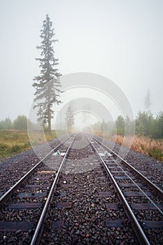 Funicular railway at High Tatras mountains