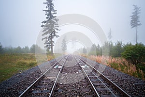 Funicular railway at High Tatras mountains