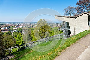 funicular railway at Kirchberg Freiburg