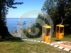 Funicular in Svetlogorsk, Kaliningrad Region, Russia