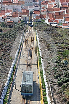 Funicular to Nazare town from Sitio photo