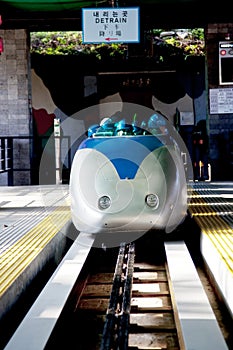 Funicular train at entrance to Third Tunnel at DMZ