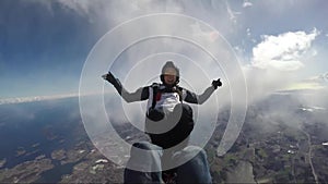 Funjumps skydiving from 12000 feet