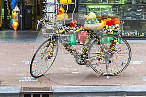 Funky bycicle in Amsterdam