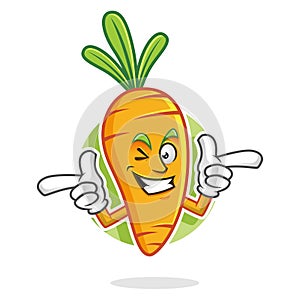 Funky Carrot mascot, Carrot character, Carrot cartoon