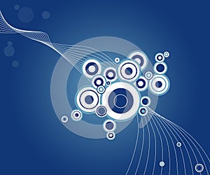 Funky circle pattern.