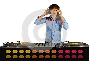 Funky female dj