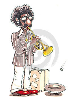 Funky Jazz Busker