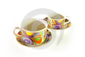 Funky pattern cups