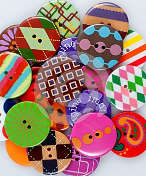 Funky pile of buttons