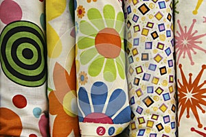 Funky Quilt Fabric photo