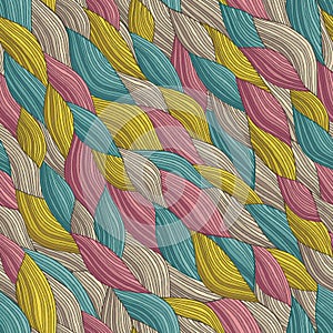 Funky Waves seamless pattern