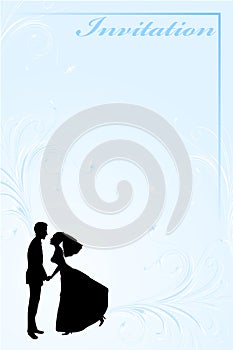 Funky wedding invitation