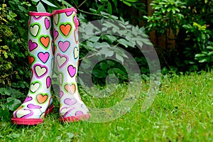 Funky wellingtons
